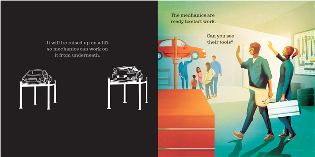 At the Garage - Shine-a-Light Hardback Book