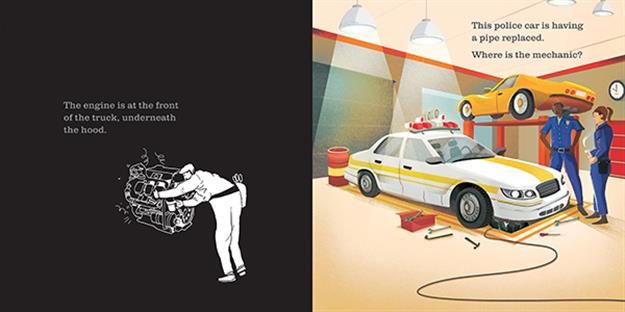 At the Garage - Shine-a-Light Hardback Book