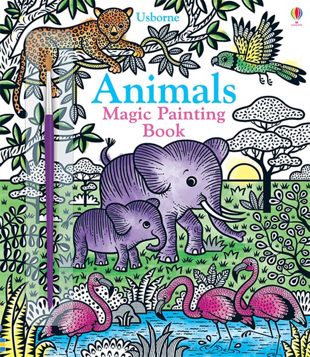 Animals Magic Painting Book with Brush