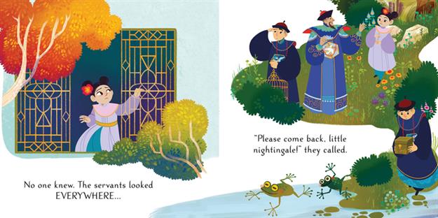 Emperor and the Nightingale Little Board Book