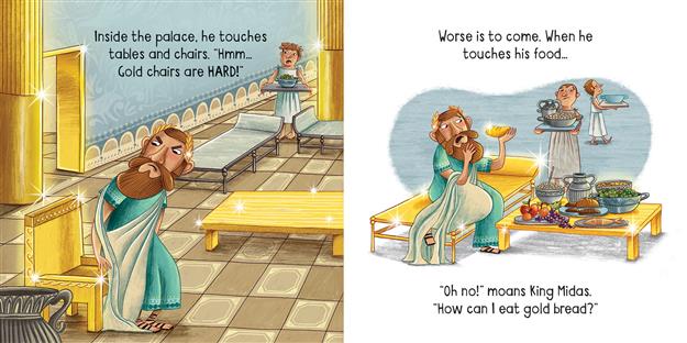 King Who Loved Gold Little Board Book