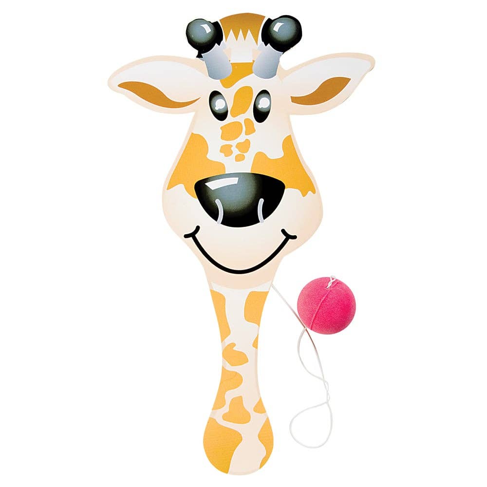 ZOO ANIMAL PADDLE BALL