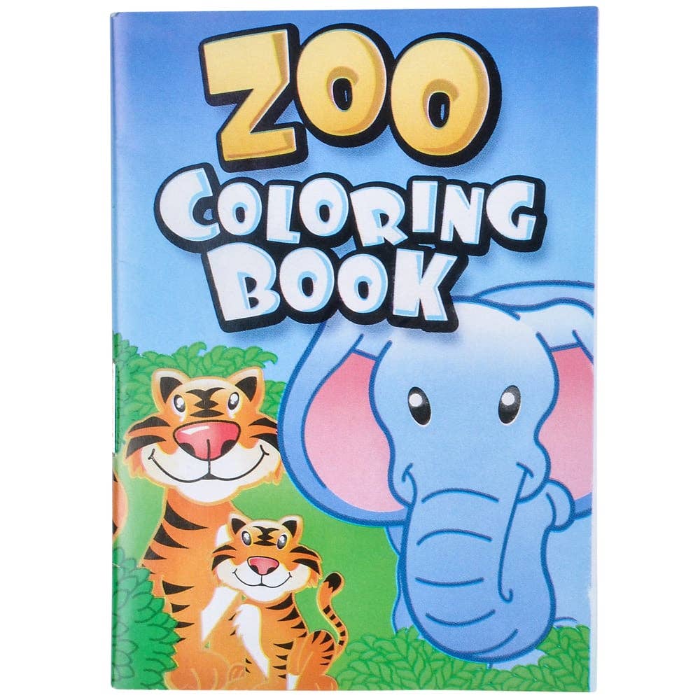 ZOO ANIMAL COLORING SET