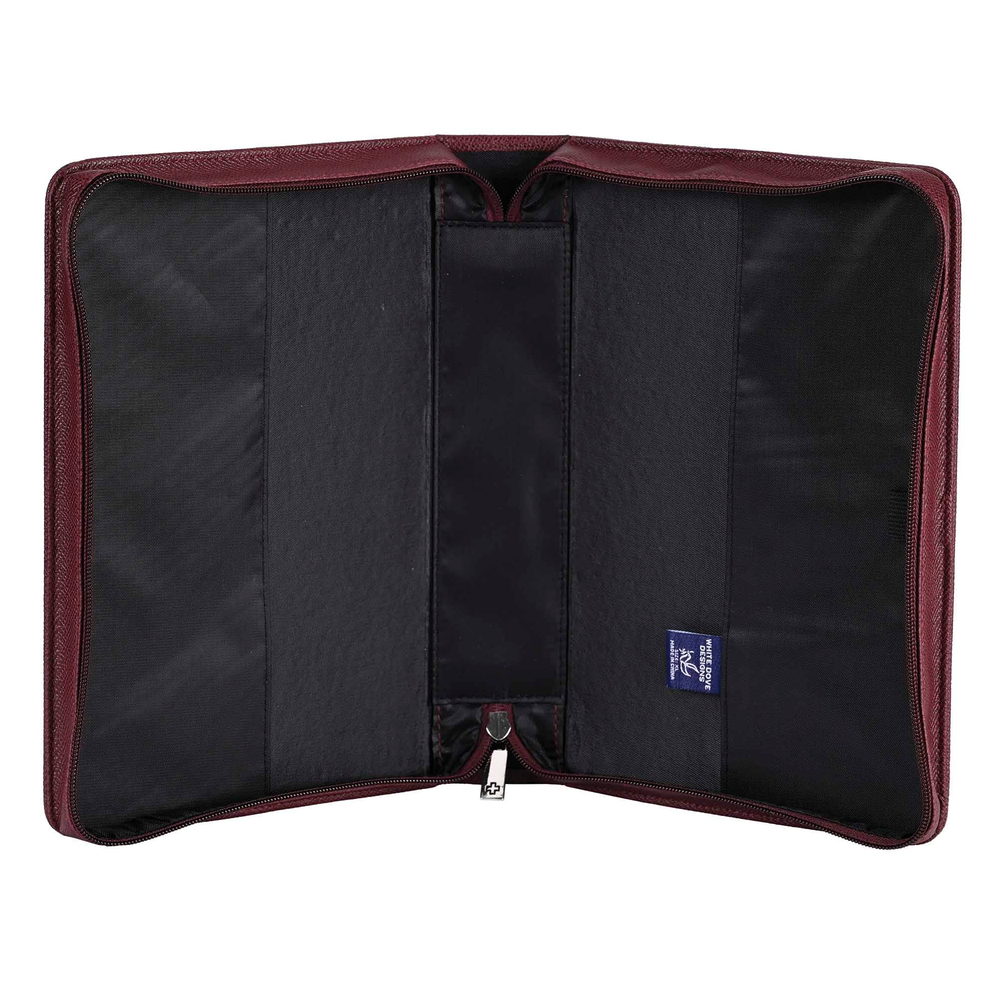 Bible Case Cross John 3:16 Burgundy