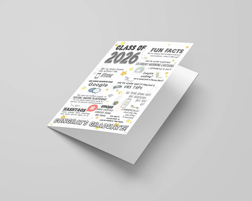 Graduation Card for Him or Her | 2026 ONE