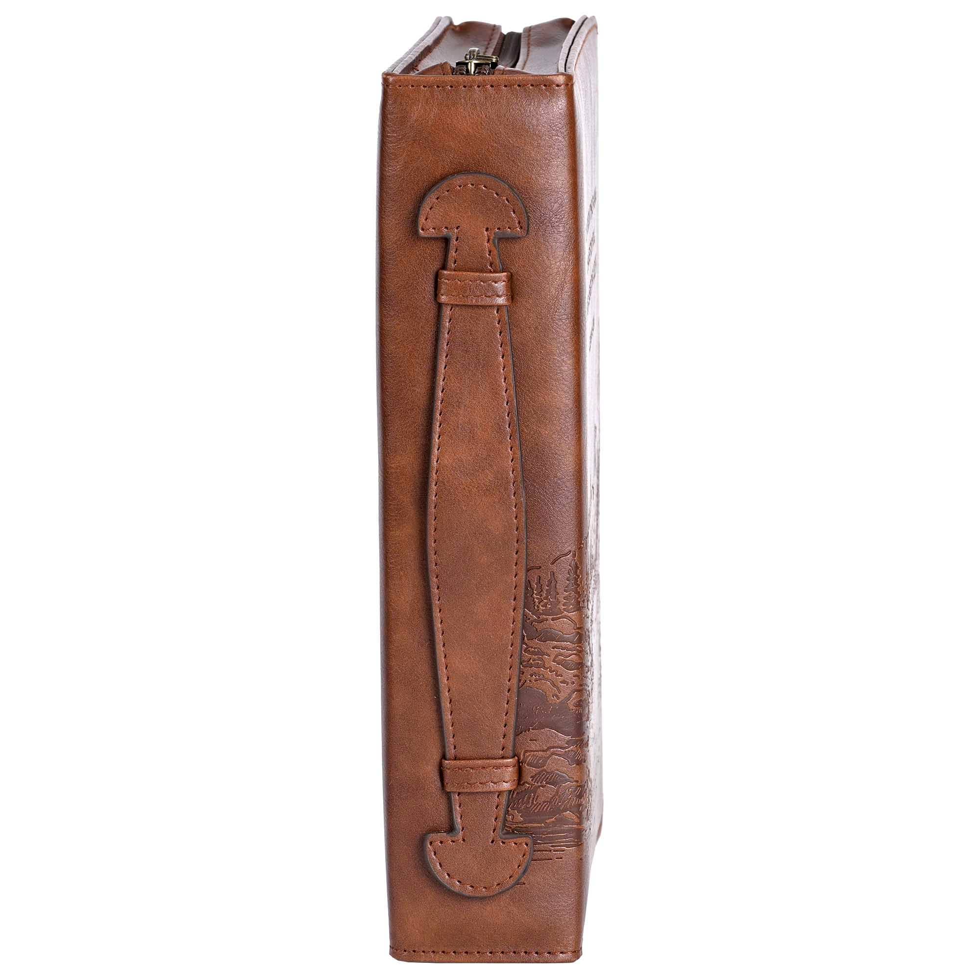 Bible Case For I Know The Plans Brown Lg