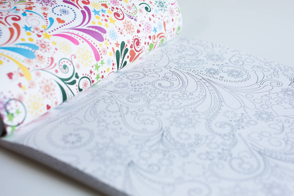 Adult Coloring Book: Stress Relieving Travel Size