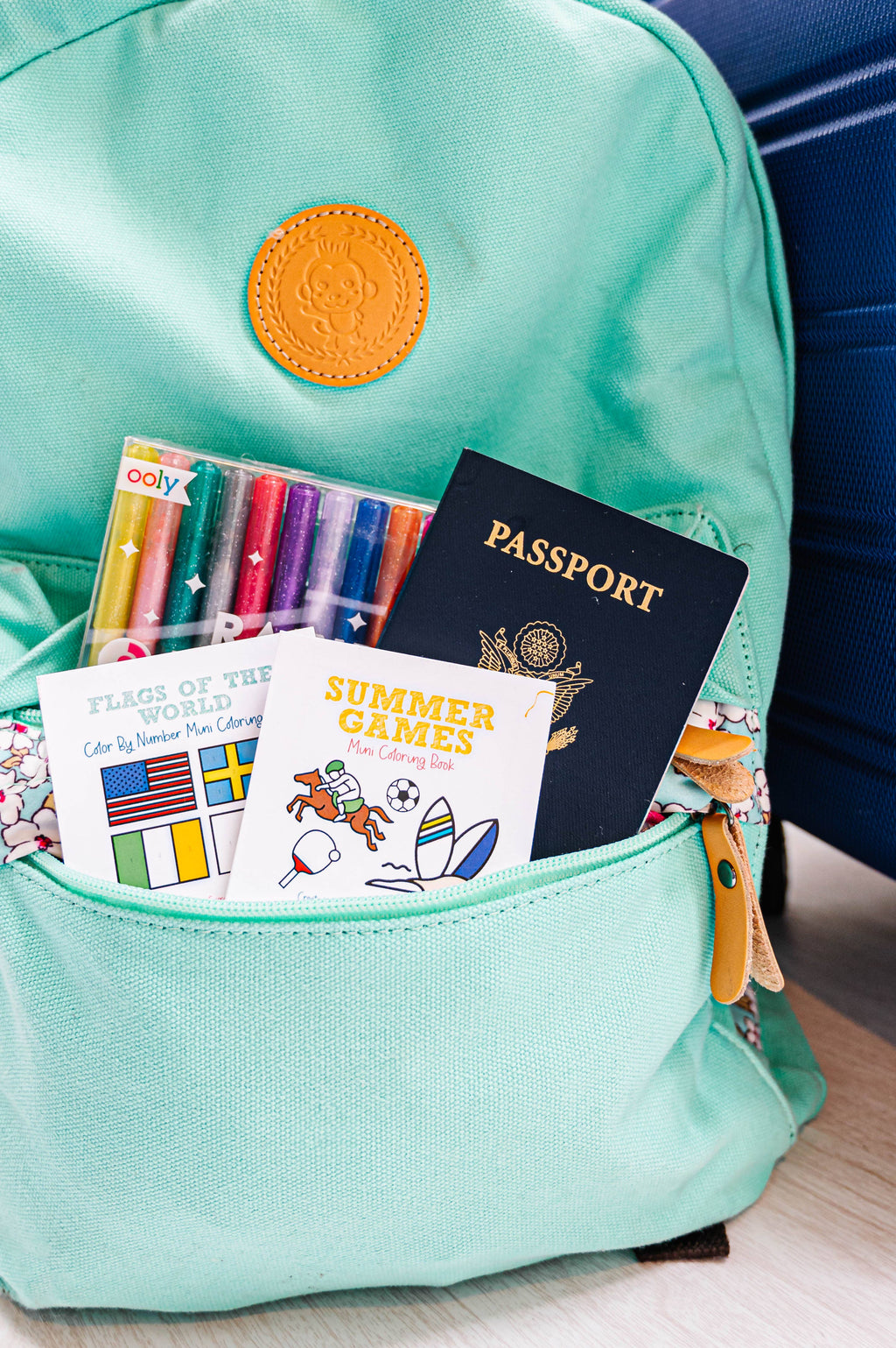 Flags of the World Color by Number Kid's Mini Coloring Book