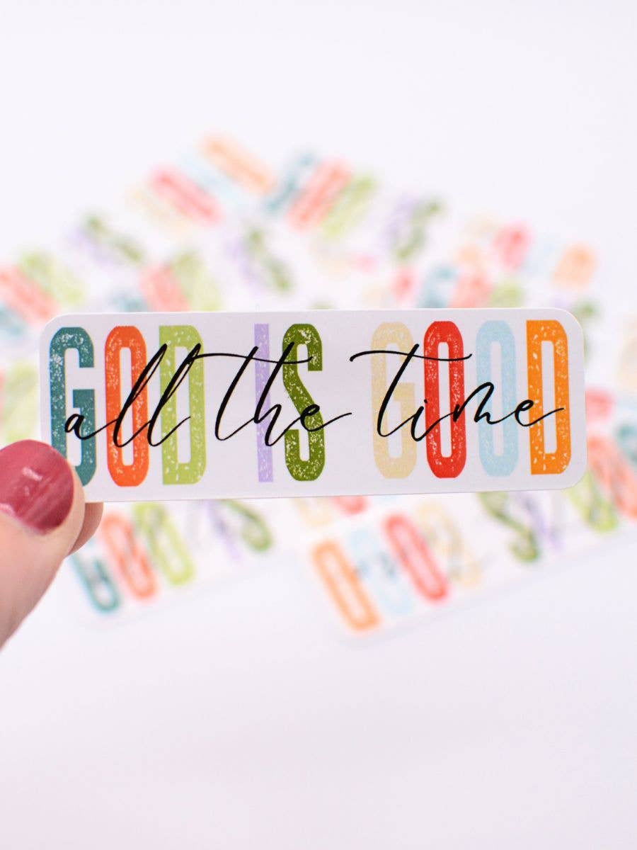 God Is Good Sticker – Christian Faith, Jesus
