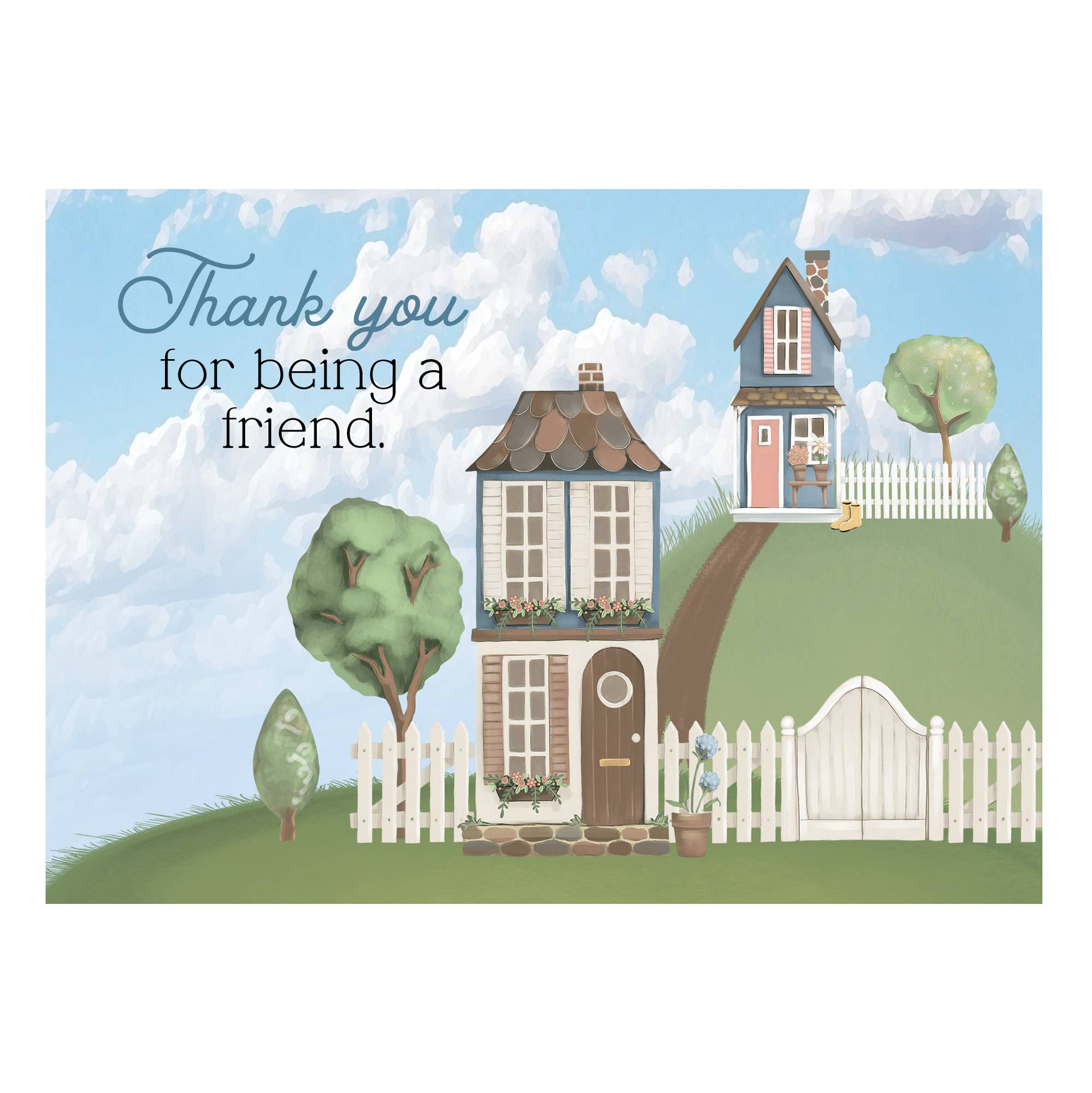 Boxed Cards: Friendship, Houses Set of 12
