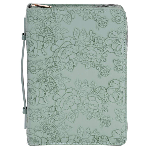 Bible Case Floral LIGHT Green