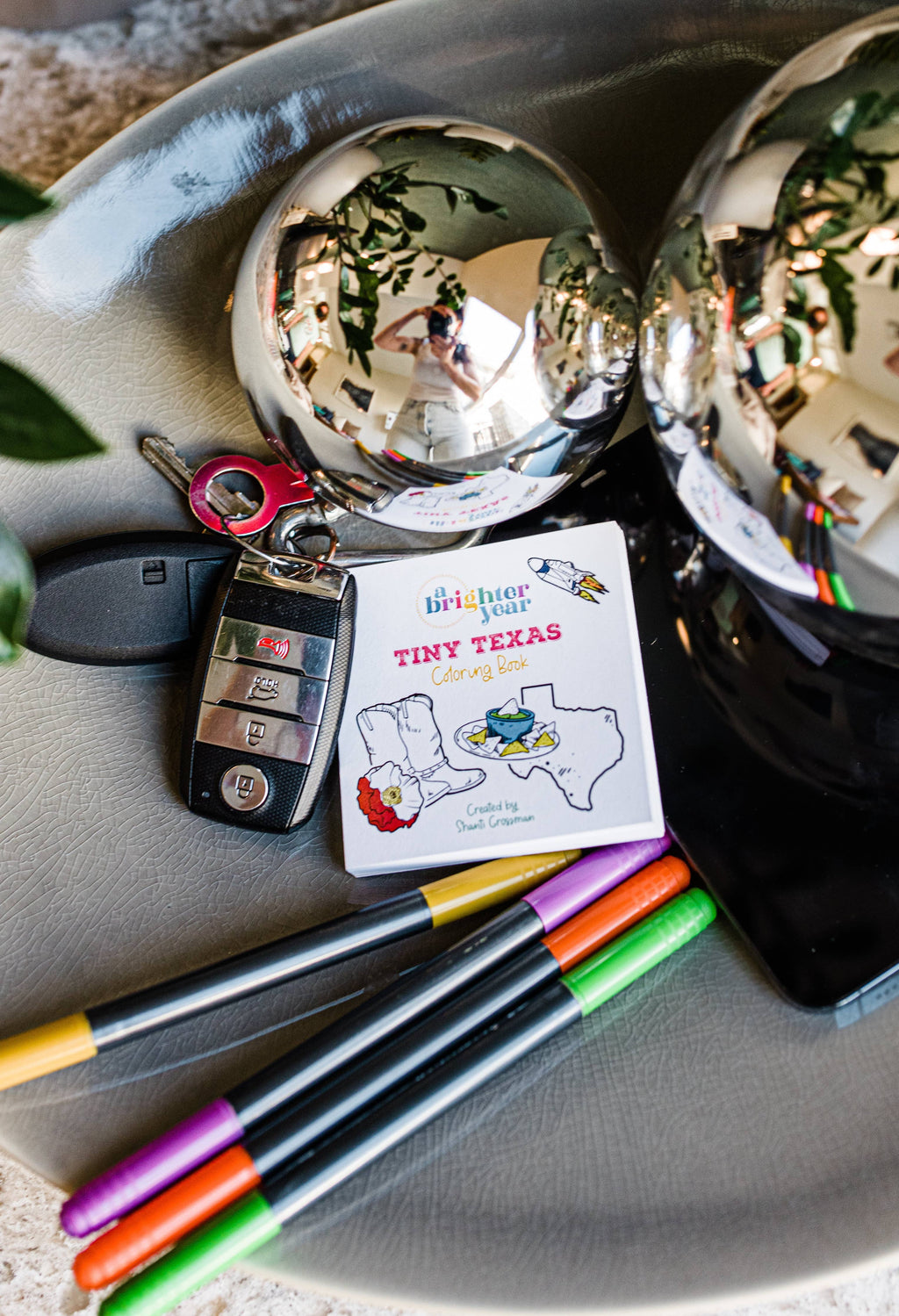 Tiny Texas Themed Illustrations Mini Coloring Book