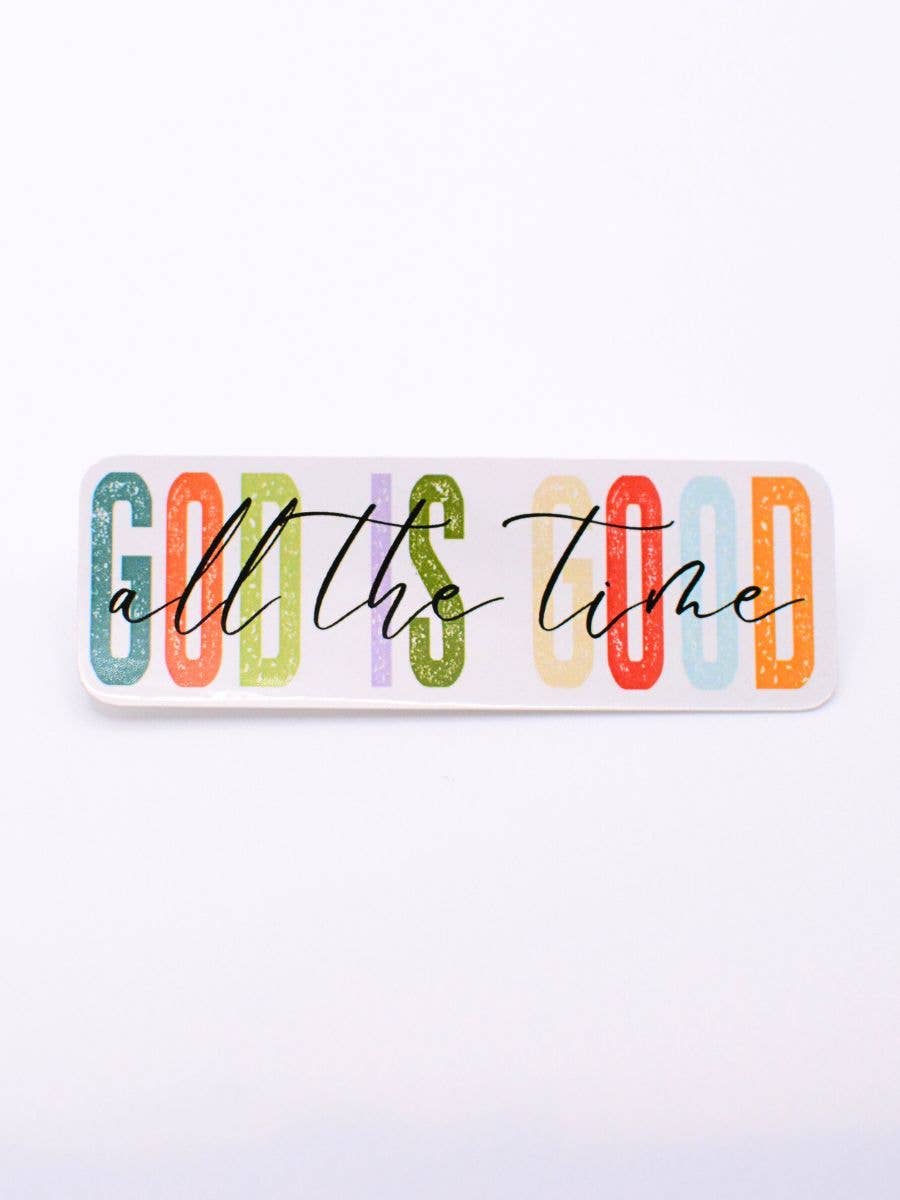 God Is Good Sticker – Christian Faith, Jesus