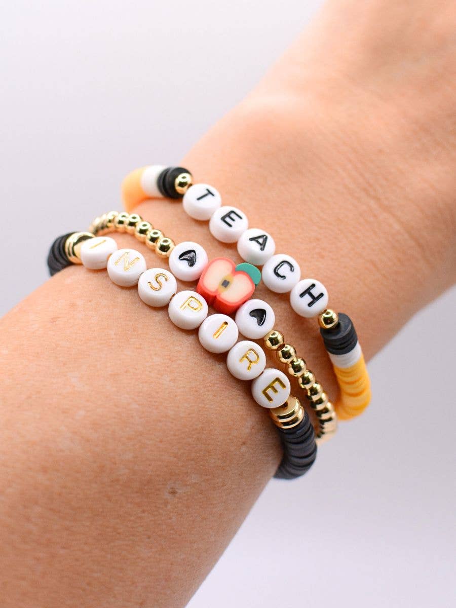 Teach Love Inspire - Teacher Bracelet Set
