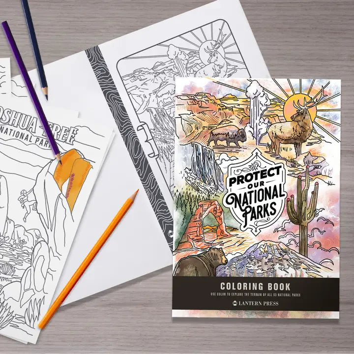 Protect Our National Parks - Coloring Book of All 63 Parks