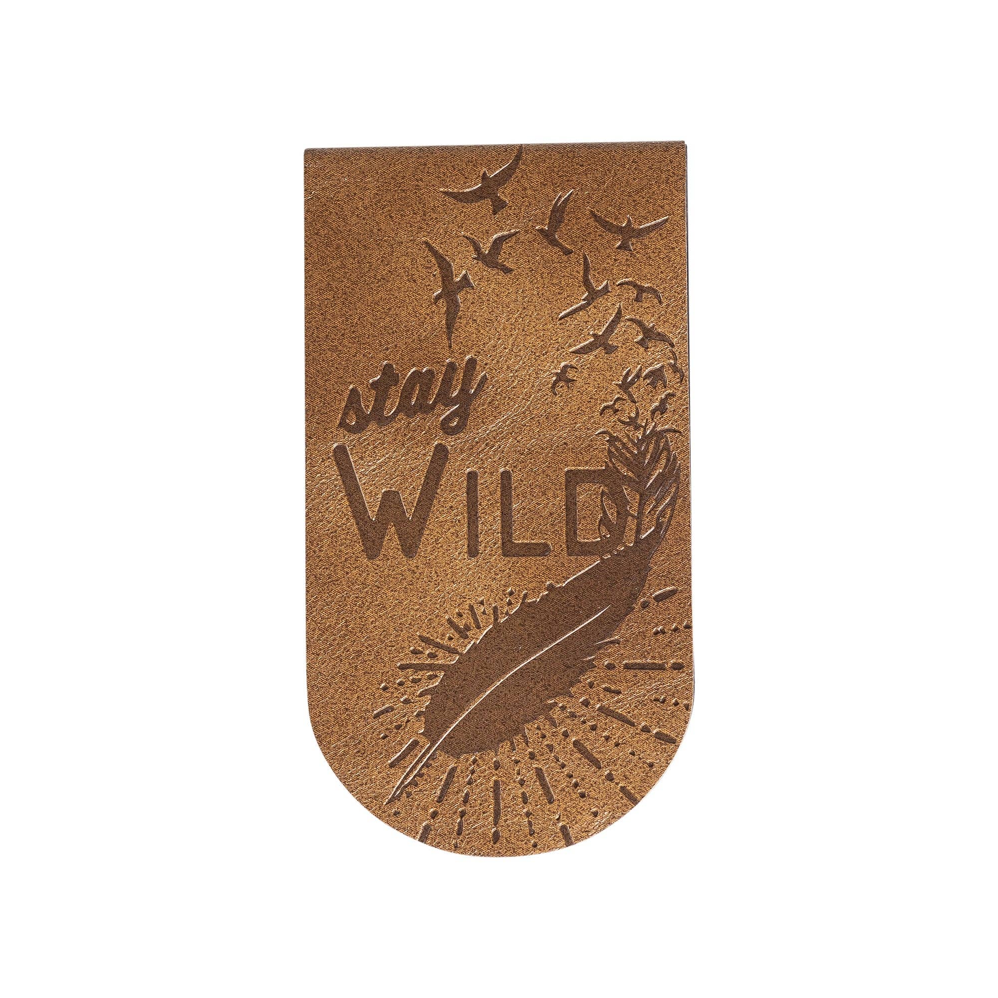 Magnetic Page Markers (3 Pc) Leather Bookmarks