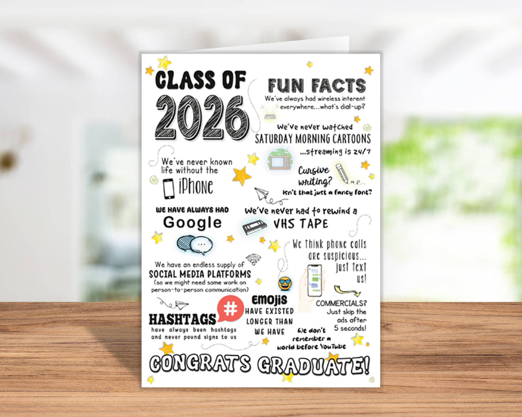 Graduation Card for Him or Her | 2026 ONE