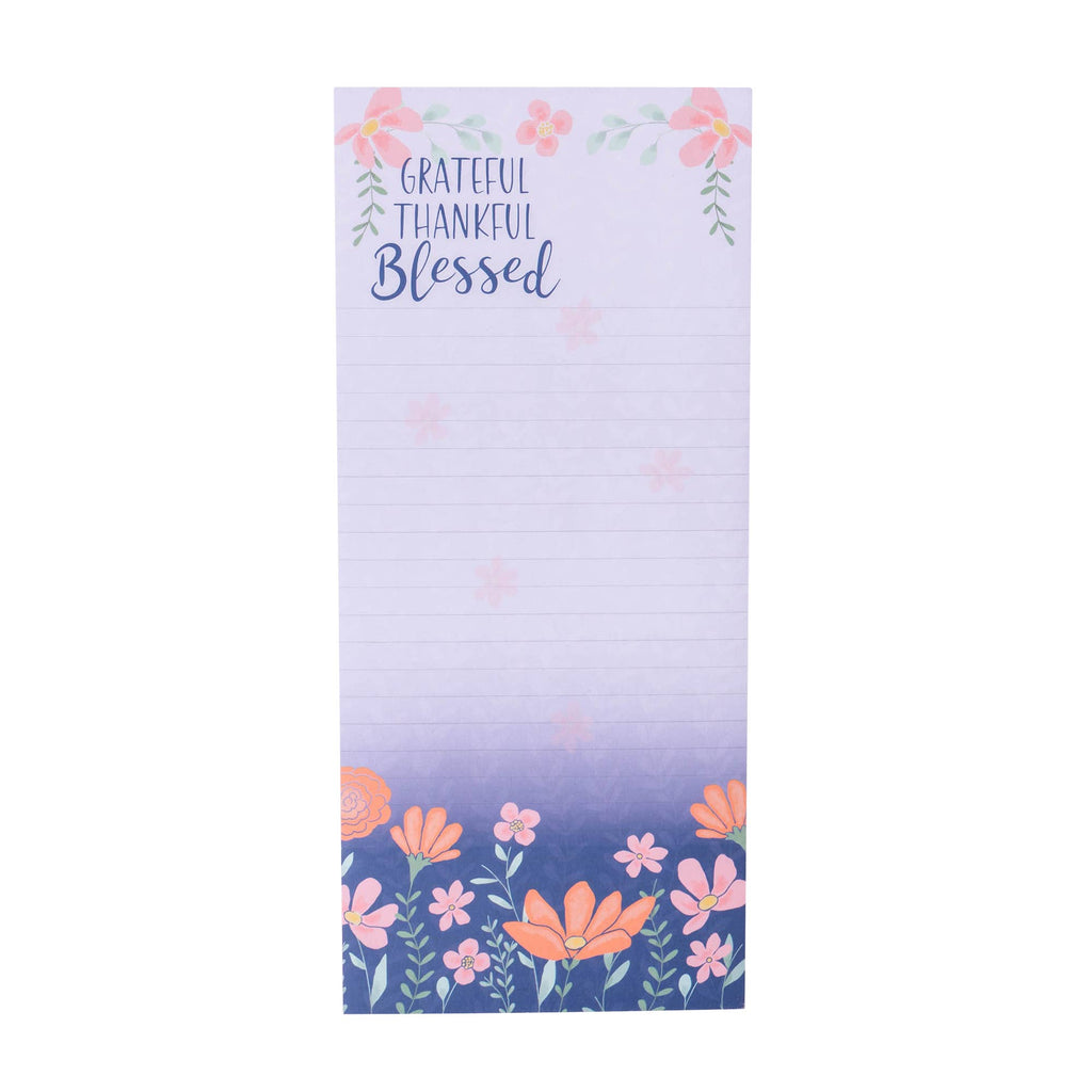 Kitchen Gift Set: Grateful Thankful Blessed -Spatula and Notepad