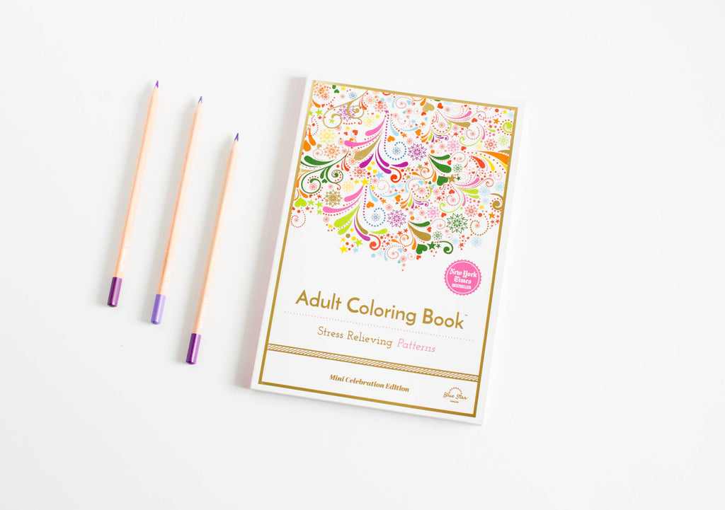 Adult Coloring Book: Stress Relieving Travel Size