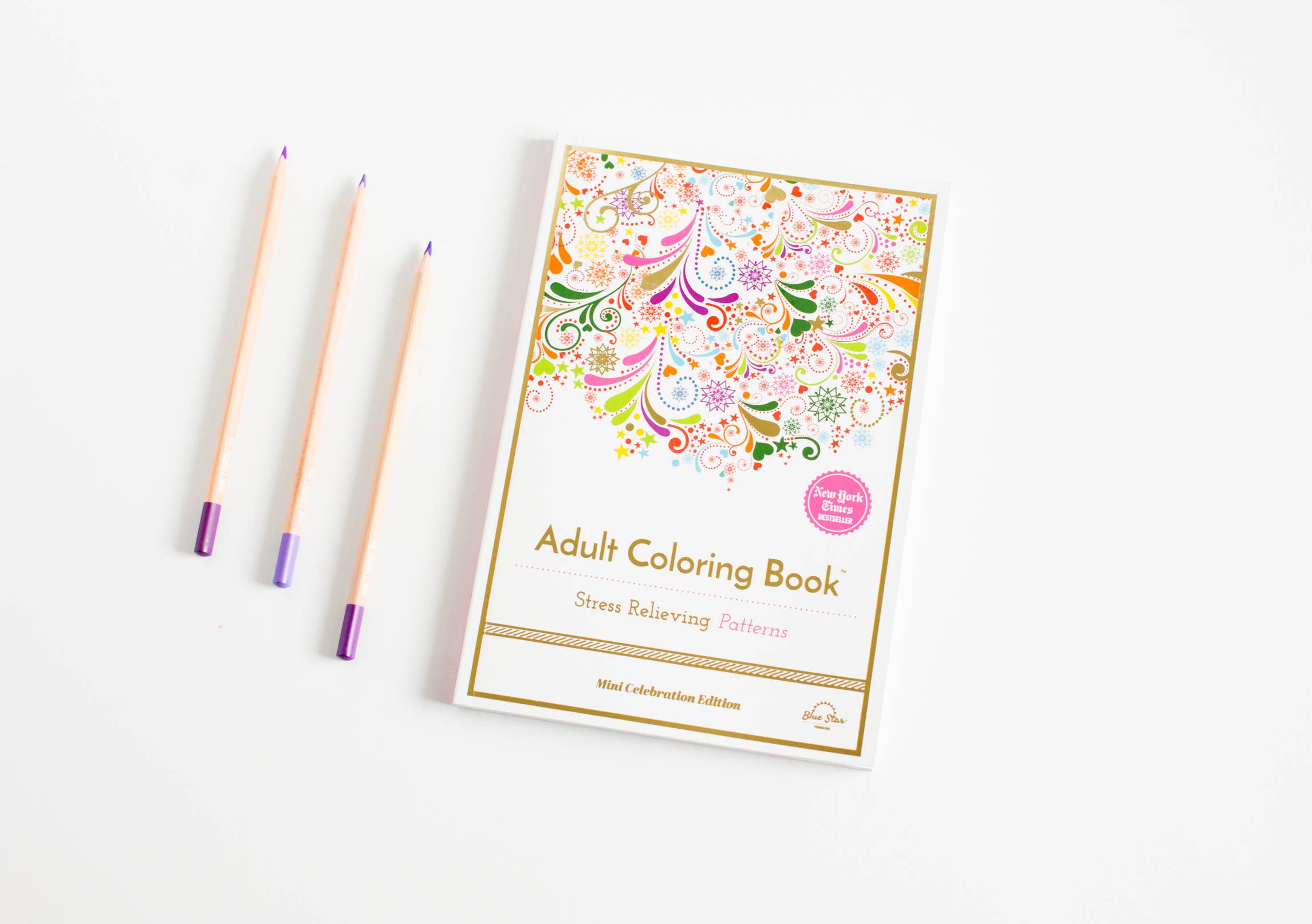 Adult Coloring Book: Stress Relieving Travel Size