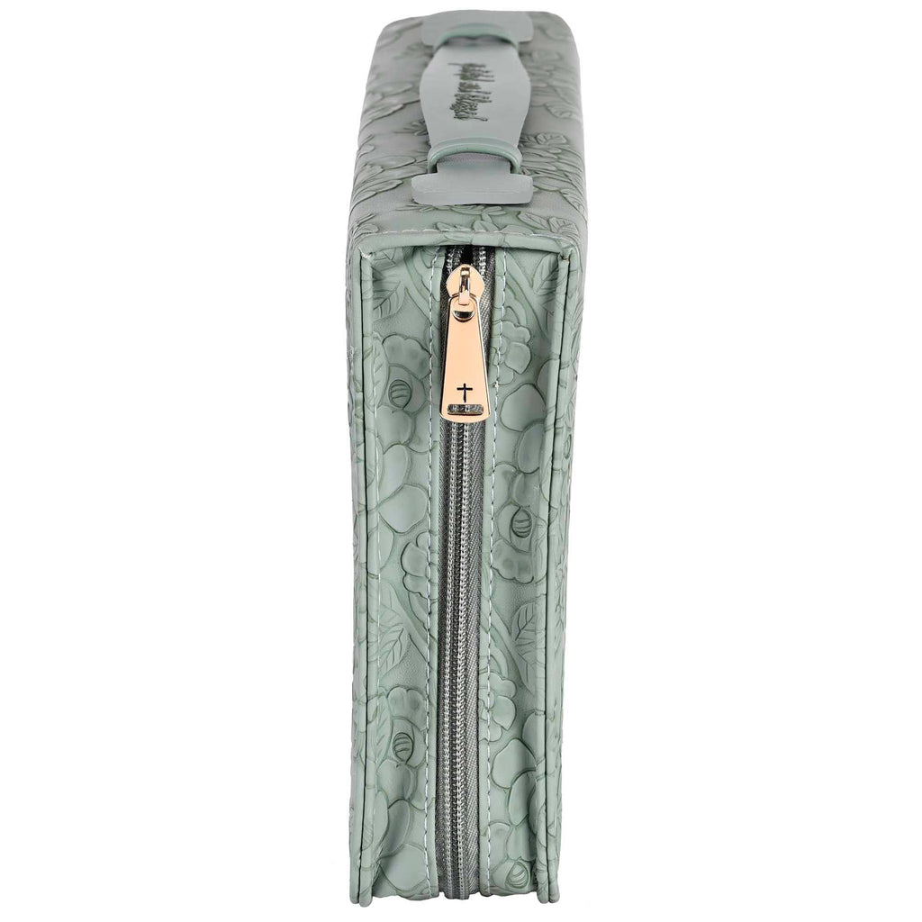 Bible Case Floral LIGHT Green
