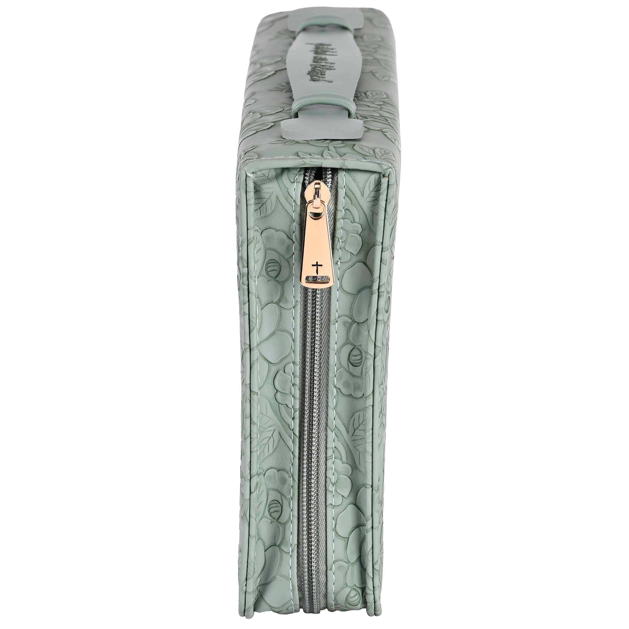 Bible Case Floral LIGHT Green