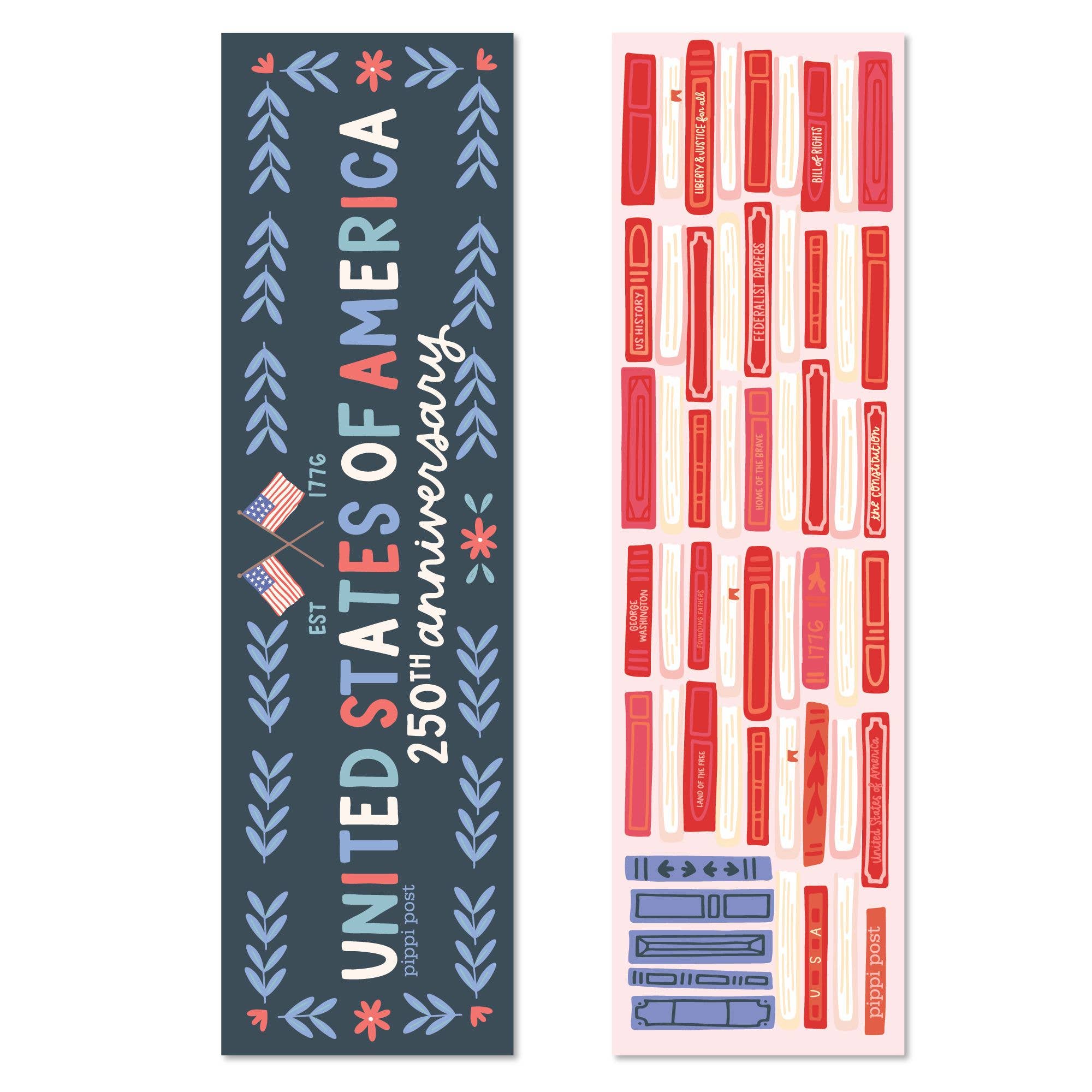United States of America 250th Anniversary Bookmark Set of two