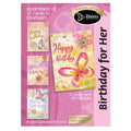 Boxed Cards: Birthday Floral & Butterflies with Gold Accents