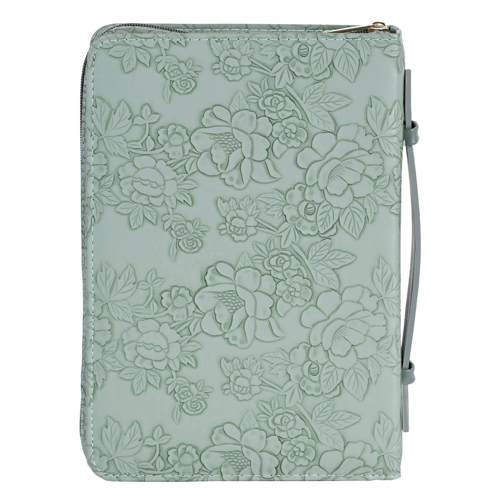 Bible Case Floral LIGHT Green