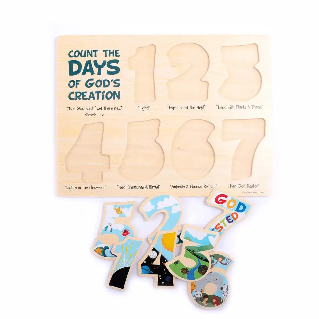 Puzzle Wood - 7 Days Of Creation