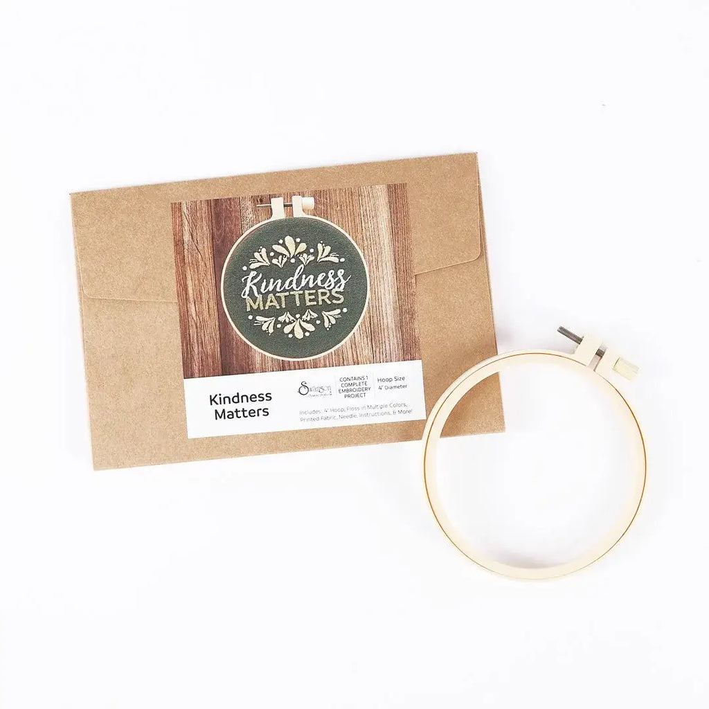 Embroidery Kit - Kindness Matters