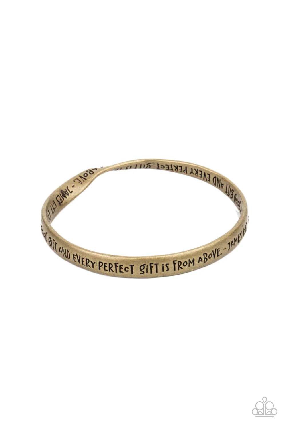 Perfect Present - Brass Bracelet James 1:17