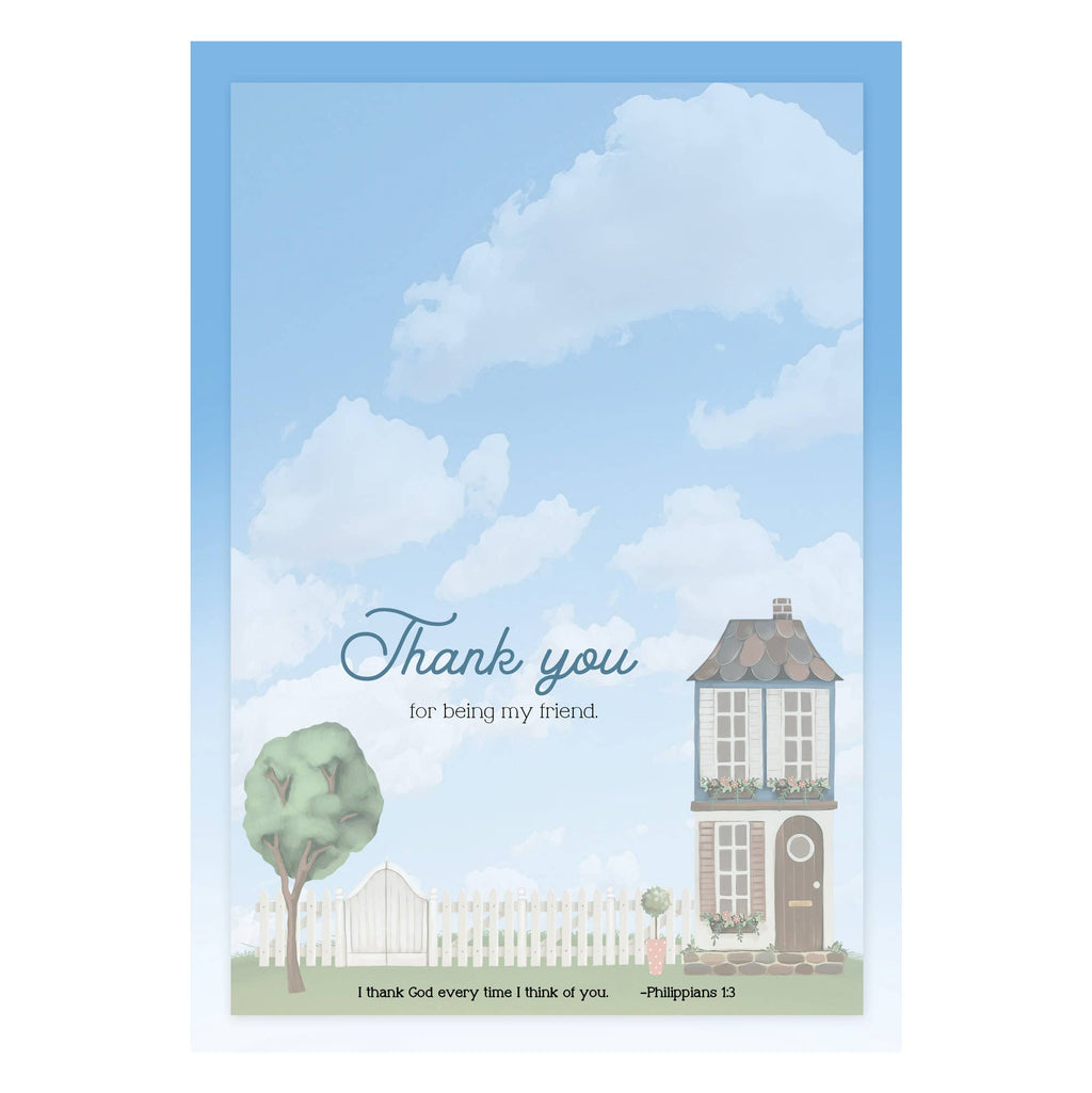 Boxed Cards: Friendship, Houses Set of 12