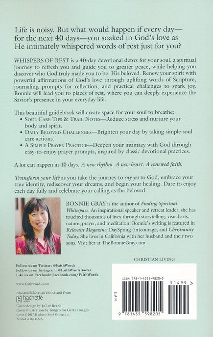 Whispers of Rest by Bonnie Gray USED BOOK
