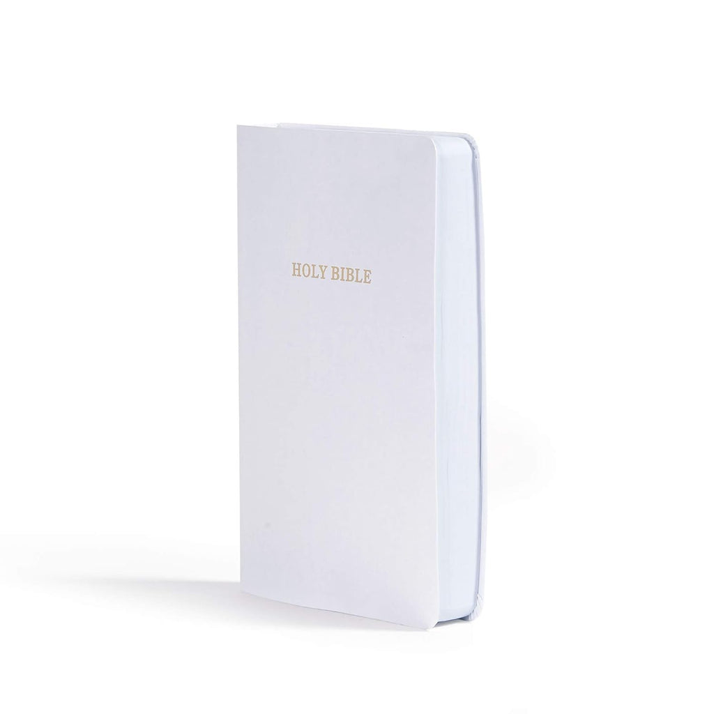 KJV Gift and Award Bible, White Imitation Leather, KJV Holy Bible