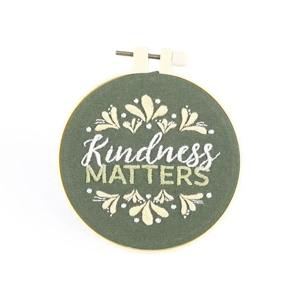 Embroidery Kit - Kindness Matters