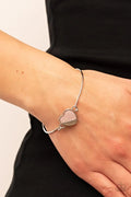 Hidden Intentions - Pink Heart Bracelet