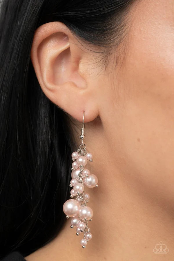 The Rumors are True - Pink Pearl Earrings