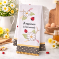 Tea Towel: Happiness is Homemade
