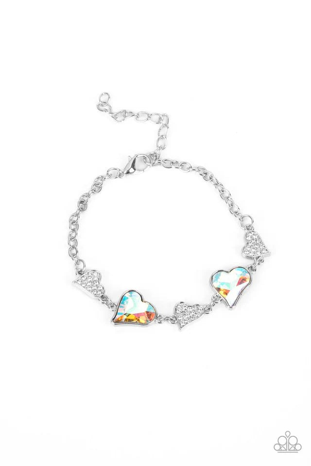 Cluelessly Crushing - Multi Pastel OilSpill bracelet