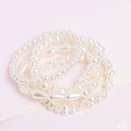 Gossip PEARL - White Faux Pearl Bracelet