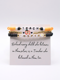Teach Love Inspire - Teacher Bracelet Set