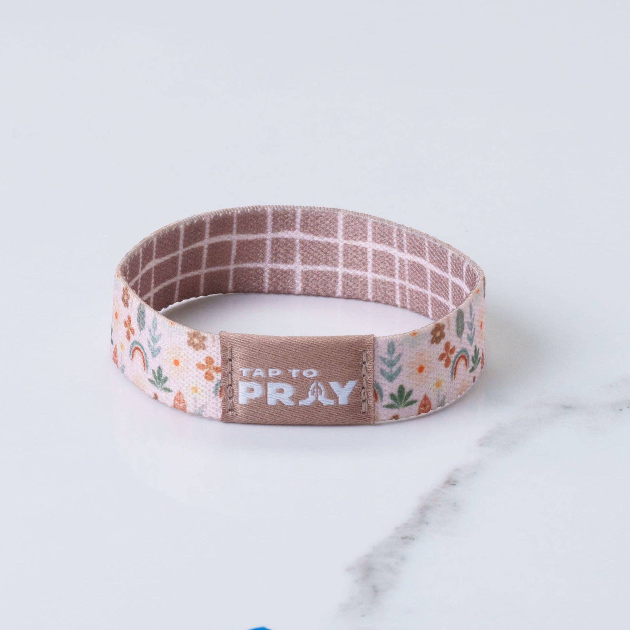 Tap To Pray® Wristband – Prairie & Plaid
