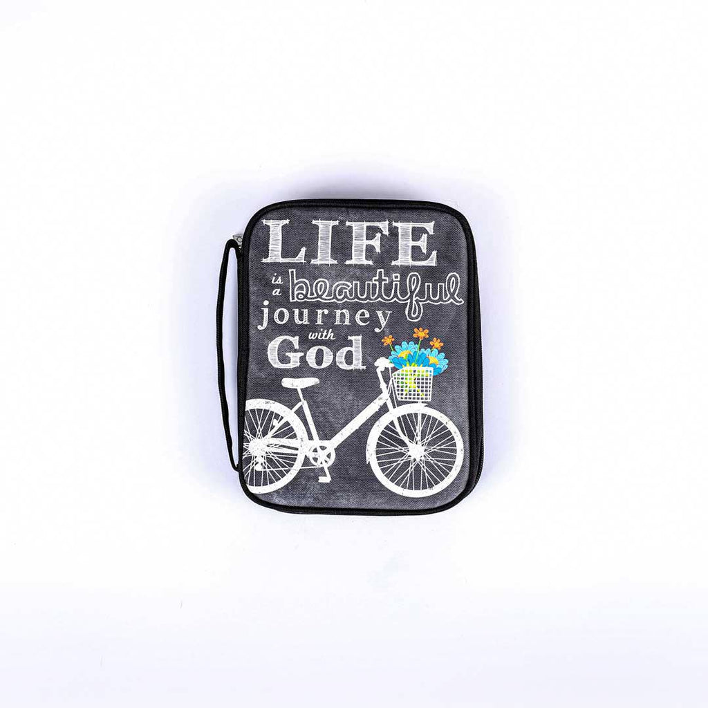 Bible Cover Canvas Life - Journey With God Medium