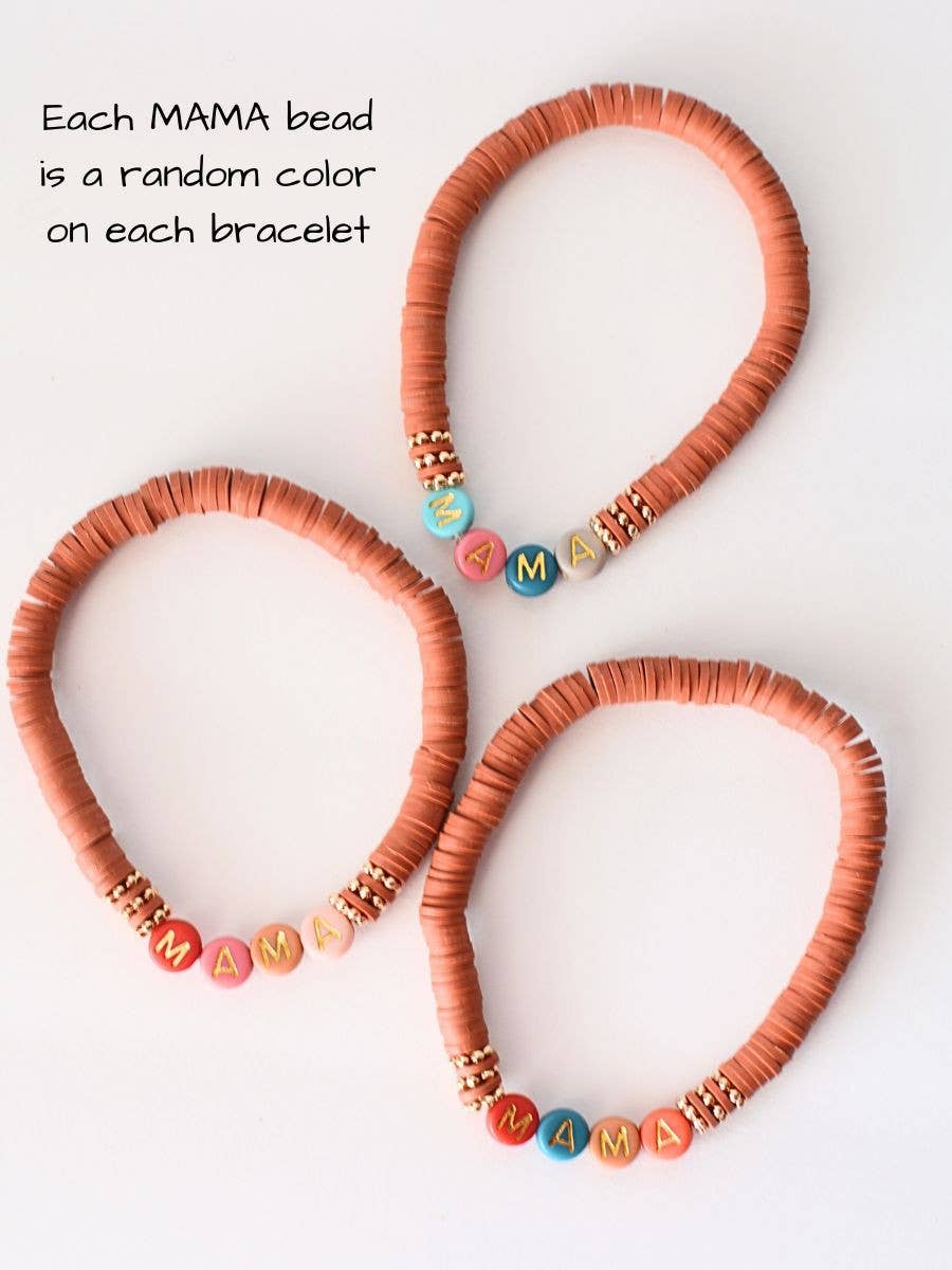 MAMA Bracelet – Mothers Gift, Coral ONE bracelet