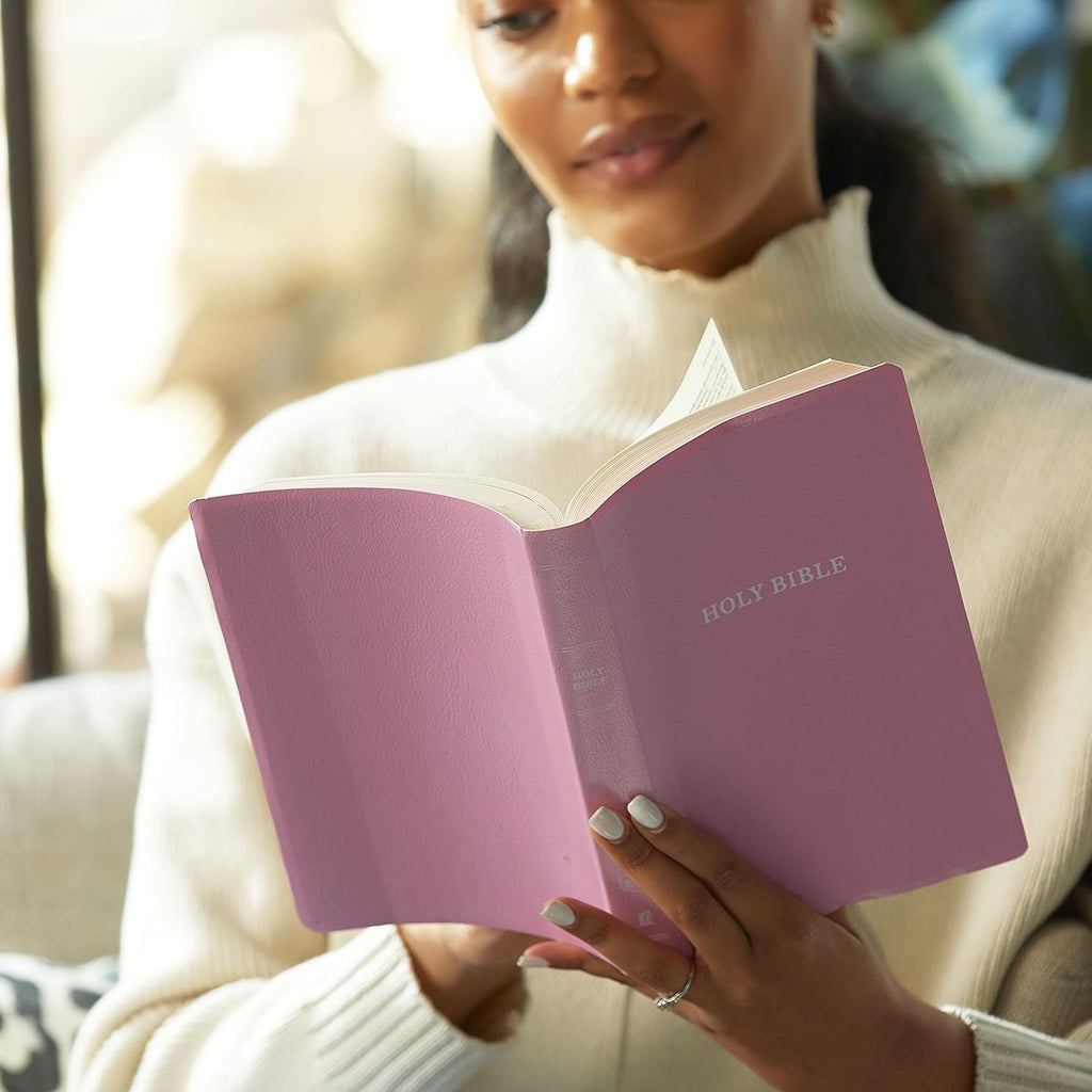 KJV Holy Bible: Gift and Award, Pink Leather-Look