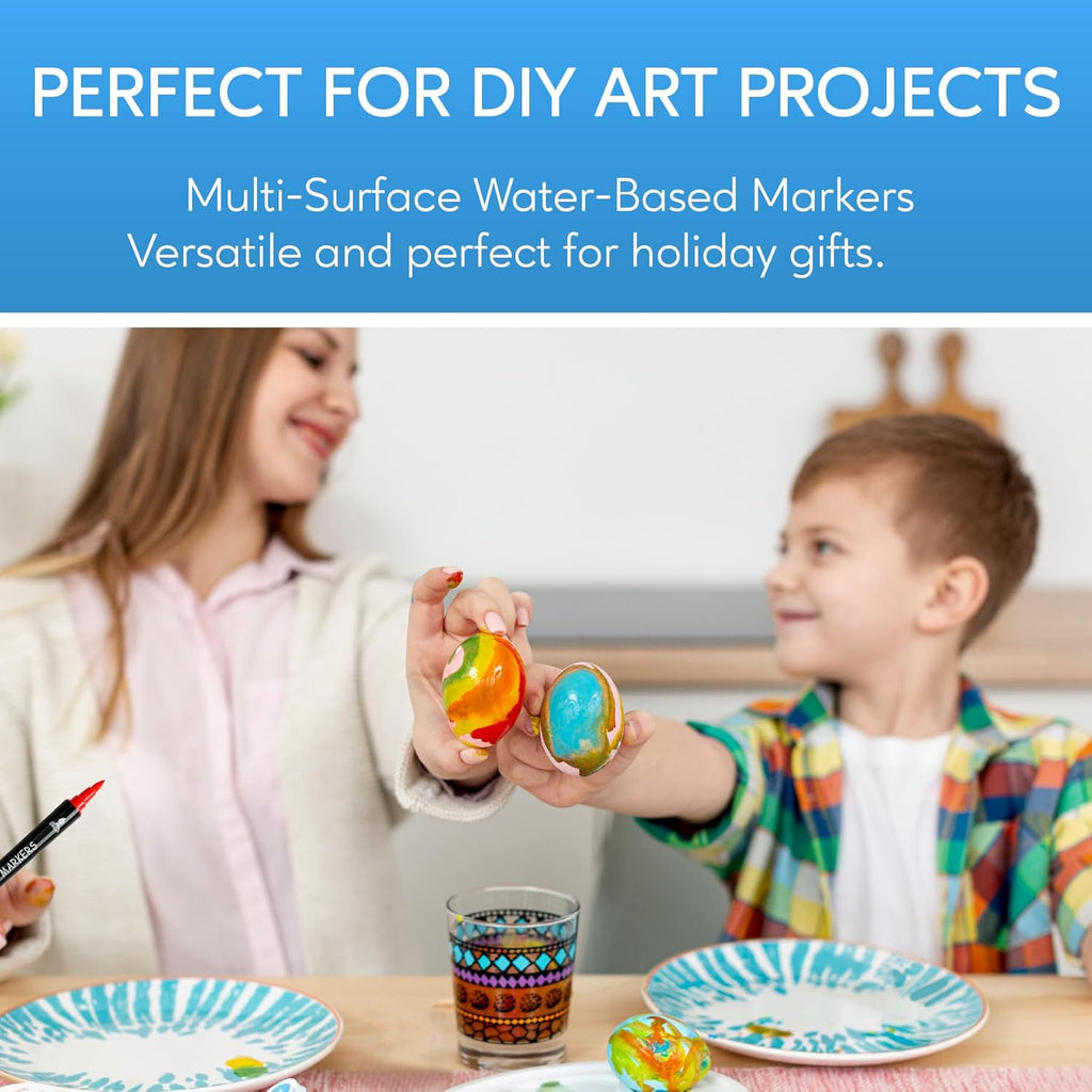 Set of 30 Acrylic Paint Markers Dual Tip