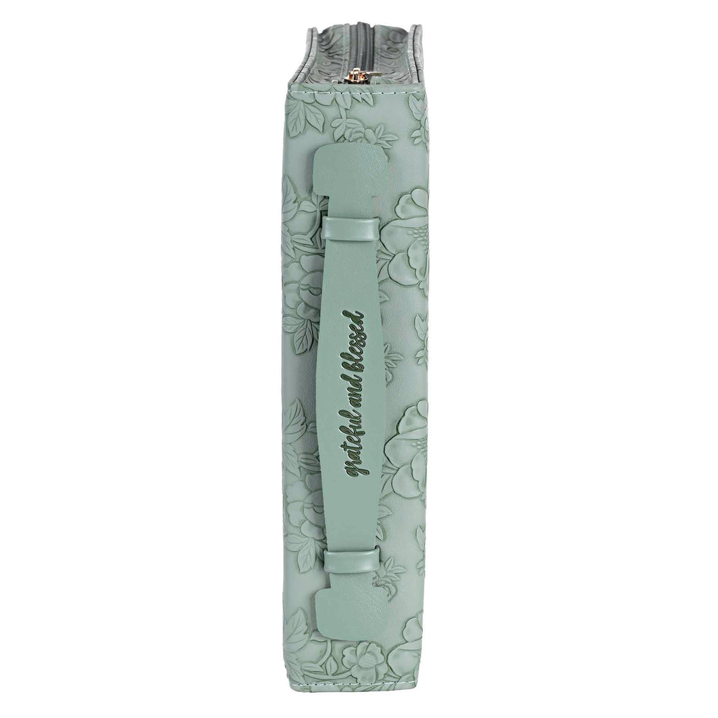 Bible Case Floral LIGHT Green