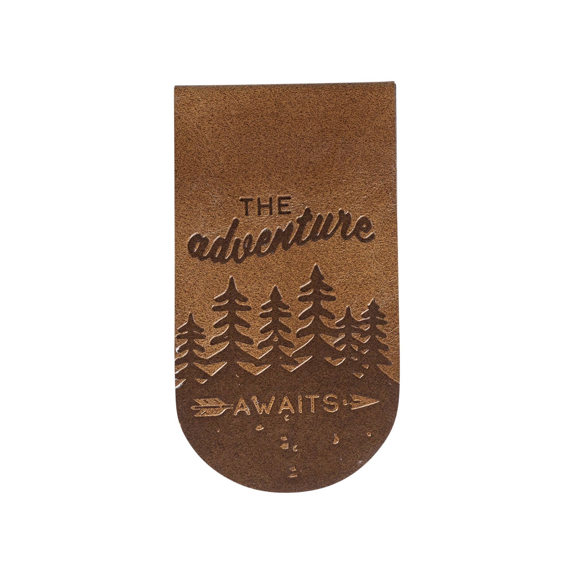 Magnetic Page Markers (3 Pc) Leather Bookmarks