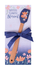 Kitchen Gift Set: Grateful Thankful Blessed -Spatula and Notepad